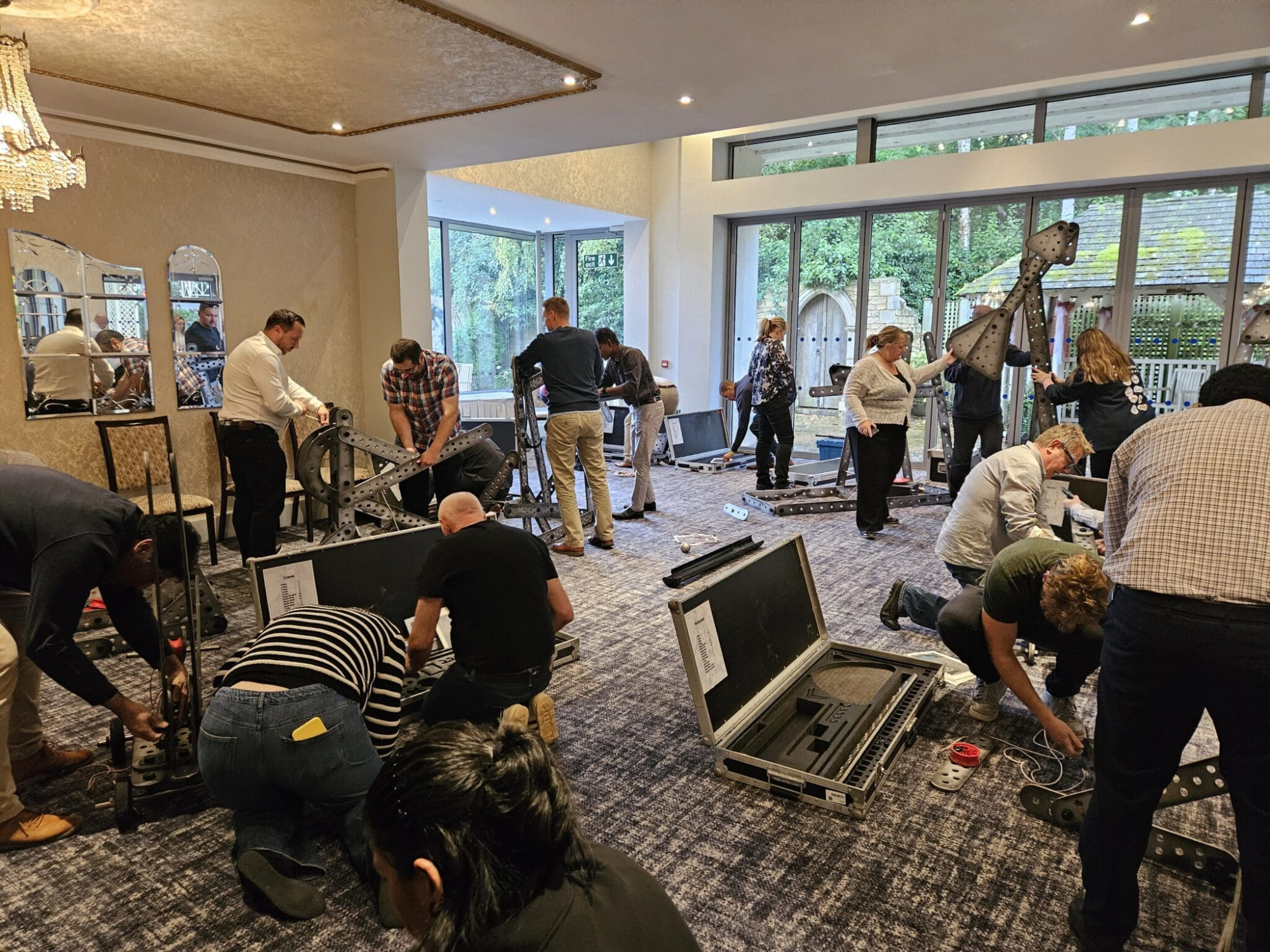 Engineers do life-sized Meccano at ETL conference