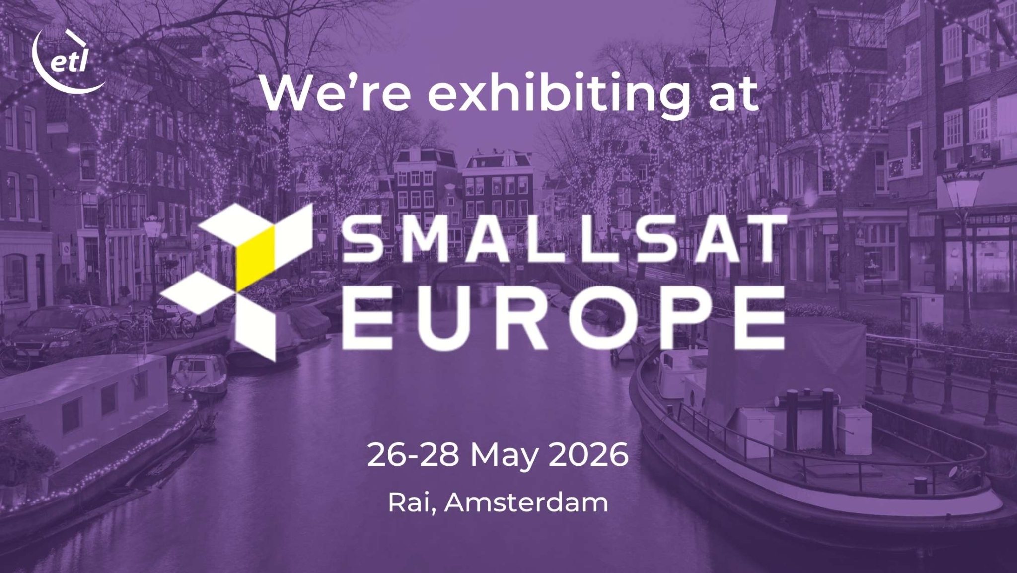 SmallSat Europe 2026 - ETL Systems