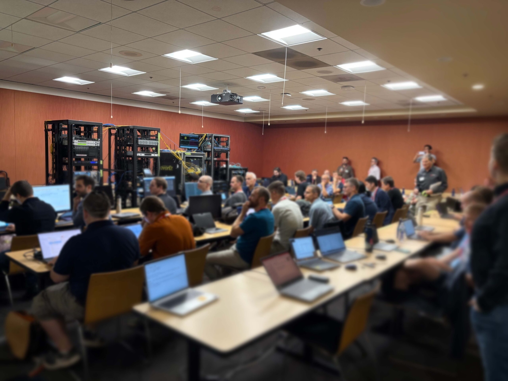Photograph of PlugFest 2026 hall