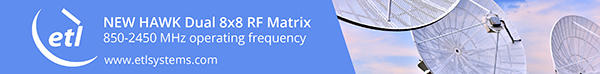 ETL Systems new Hawk dual 8x8 extended l-band matrix
