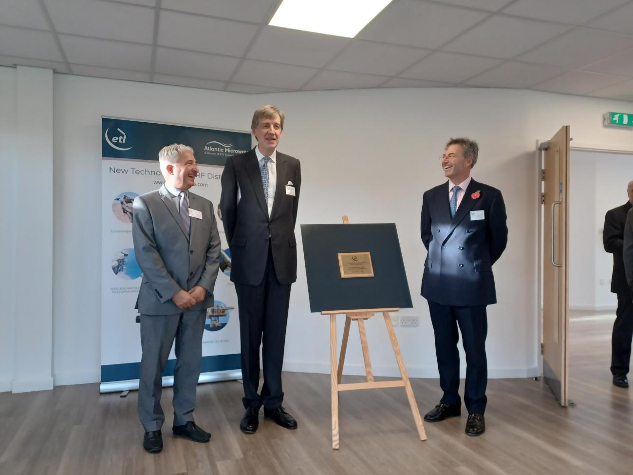 Mr Edward Harley OBE, His Majesty’s Lord-Lieutenant of Herefordshire unveils plaque to commemorate new C4 production facilities