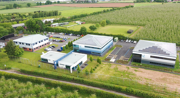 Aerial view of Herefordshire headquarters