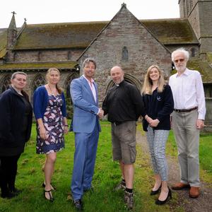 ETL Systems donate to Madley Church restoration