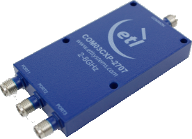 Wideband 2-8 GHz Splitter/Combiner - 3-Way - Model: COM03CXP-2707