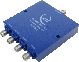 Wideband 2-18 GHz Splitter/Combiner - 4-Way - Model: COM04KXP-2704