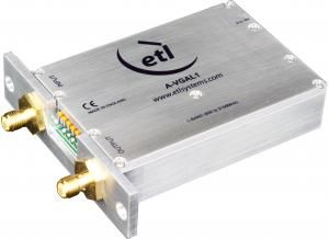 L-BAND VARIABLE 0-30DB GAIN AMPLIFIER WITH 8-24V EXTERNAL BIAS