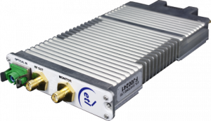View from above of StingRay200 Manual Gain L-band Transmit Fibre Converter SRY-TX-L1-273