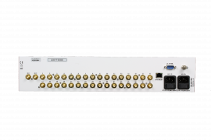 ETL Systems 10 MHz Distribution Amplifier / Splitter Dual Input 32-Way - back panel view