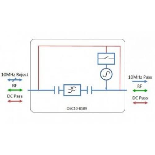 L-Band Oscillator DC Multiplexer/ bias TEE Model: OSC-10-8109