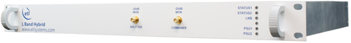L-band VSAT TX-RX Hybrid Splitter & Combiner 4 Way with LNB Powering, BUC powering and 10MHz Source