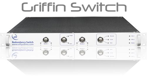 Griffin Redundancy Switch Chassis L-band & RF SPTD options 1 x 2 & 2 x 1 - GRIFFIN